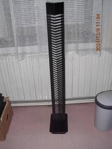 Stojan na CD-černý,kovový,výška 125cm