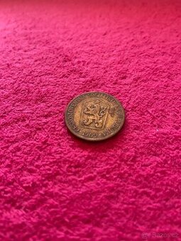 Mince - ČSSR - 1 koruna 1969