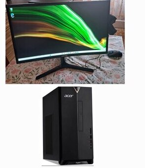 Set stolni PC ACER Aspire  1660 TC+ Monitor Samsung