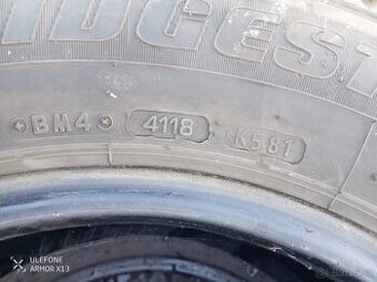 Letní  pneu 215/65/15c Bridgestone