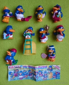 Kinder figurky - sada Vrány na tenise - 1x BPZ