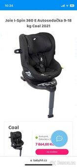 Autosedačka Joie I-spin 360 E 9-18 kg