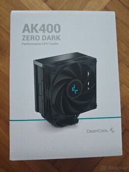 Chladič CPU DeepCool AK400 Zero Dark (Nerozbaleno)