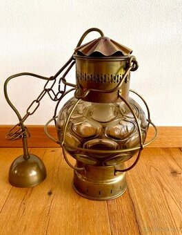 Stará mosazná lampa - 1