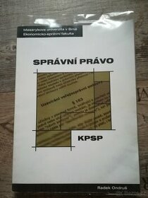 Skripta Správní právo, autor Radek Ondruš - 1