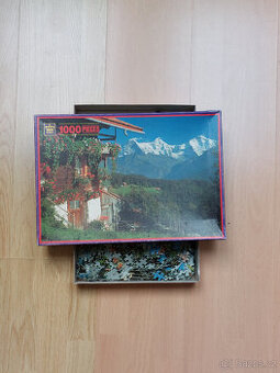 Puzzle 1000 chalupa v horách