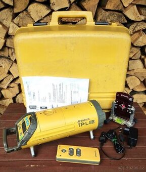 Potrubní laser TOPCON TP-L4B + kalibrační list , pěkný