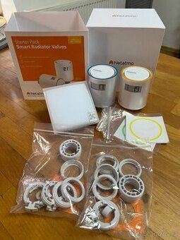 Sada chytrých termostatických hlavic + termostat zn.Netatmo