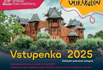 Vstupenka do Mirakula plátna do 2.11.2025, nevyužijeme