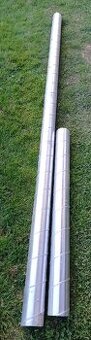 Kovové pevné potrubí Ø 100 mm, 3m a 1,15m