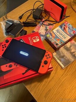 Nintendo Switch (OLED model) Mario Red Edition