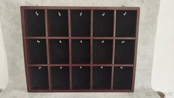 Skřinka - box - organizer na KAPESNÍ hodiny.