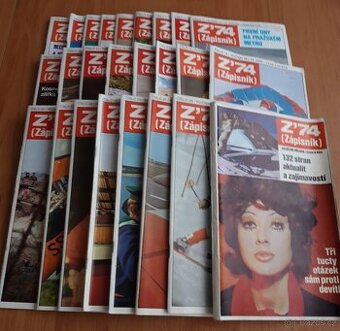 Časopis Zápisník ročníky 1974-1992
