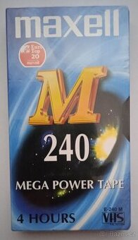 VHS MAXELL - videokazety NOVÉ