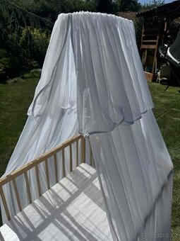 SNIGLAR Dětská postýlka, buk, 60x120 cm