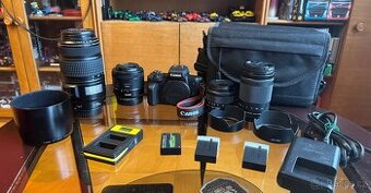 Canon M50 + přílušenství a objektivy