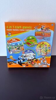 Looney Tunes active 4in1 card games - English Toys