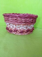 Pletený košík na drobnosti