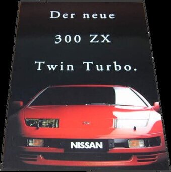 Prospekt Nissan 300ZX Z32 350Z Z33 prospekty plakát katalogy