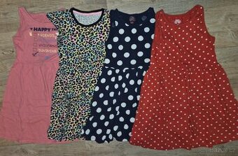 Pěkné dívčí letní šaty vel.134-140