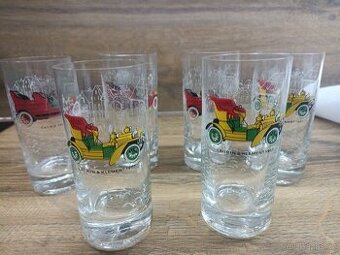 Skleničky Tatra 1905 +  Laurin a Klement 1907