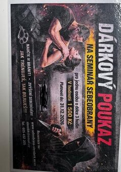 Prodám poukaz na seminář sebeobrany