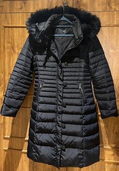 Dlouhá prošívaná péřová bunda ARMANI JEANS