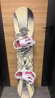 Prodám krásný dívčí snowboard - komplet