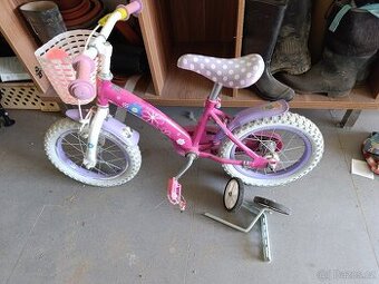 Dětské kolo + přídavné kolečka