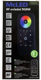 Ovladac McLED  RF. RGBW