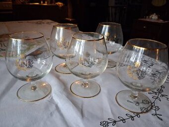 Sklenice retro Napoleonky dvě velikosti