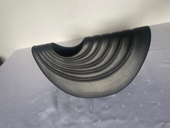 Designová keramická váza, 38,5 cm, moderní tvar