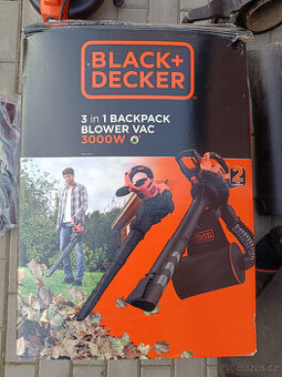 BLACK+DECKER BEBLV300 3in1 BACKPACK BLOWER VAC 3000W