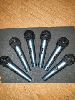 Sada mikrofonů 6 ks + stojany SUPERLUX ECO 88