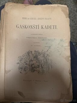 Starší kniha – Českonští kadeti (historické, ilustrované)