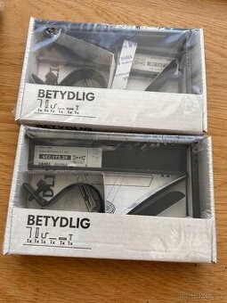 IKEA držáky garnýže + kroužky BETYDLIG / SYRLIG – nové