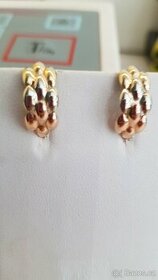 Náušnice zlaté 14k
