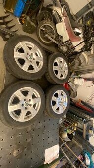 Alu kola R14 5x100 Originál Škoda