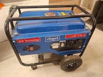 Elektrocentrála Scheppach SG3100. Výkon 2700 W