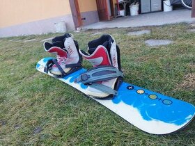 Dětský snowboard s botami