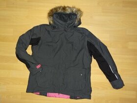 dámská Decathlon šedočerná bunda šustka zima sport. XL/XXL