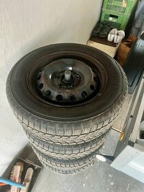 4x disk 15" 6x15 5x114,3 + zimní pneu + poklice Hyundai - 1