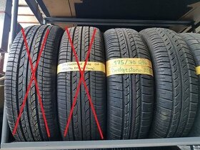 2 ks, nové letní pneu Bridgestone B250 175/70 R14, levně - 1