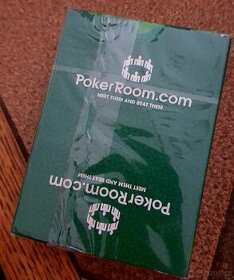 Poker hrací karty plastové originál turnajové pokerroom.com
