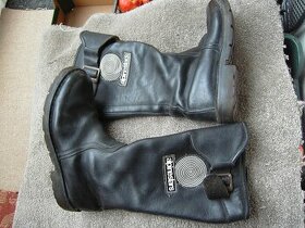 Celokožené motorkářské boty - 1
