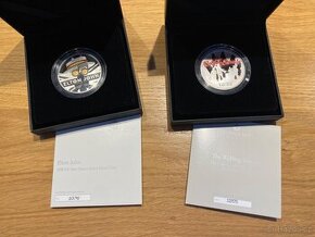 Sříbrné sběratelské mince Music Legends 1 Oz Proof
