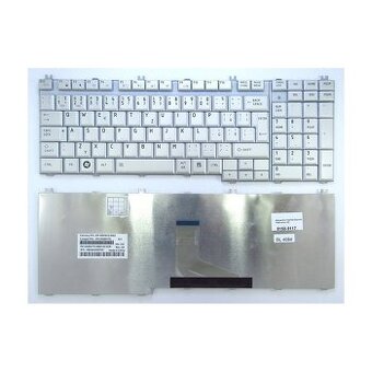 česká klávesnice Toshiba Equium P200 P205 X205 stříbrná CZ