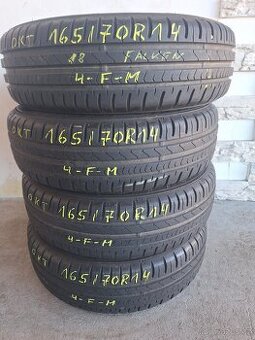 Prodám letní pneu 165/70/14 Falken