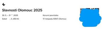 Slavnosti Olomouc 2025