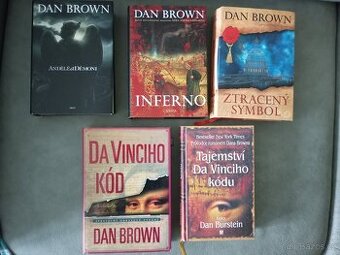 4x Dan Brown + Tajemství Da Vinciho kódu